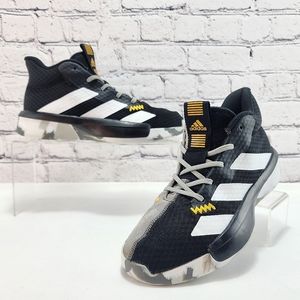 ADIDAS Pro Next 2019 K – Basketball sneakers, black/grey, size 6.5